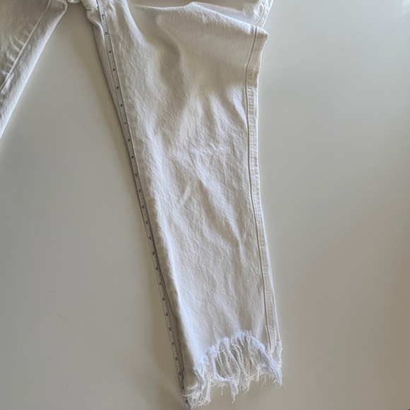 Mango-White Straight Leg Fringe Denim-Icon-Boho-Bohemian-Festival-Summer-6 - Picture 11 of 14